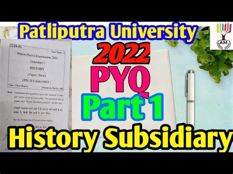 Ba Part 1 History Subsidiary 2022 Previous Year Question Paper