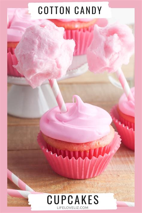 Cotton Candy Cupcakes Cake Mix Recipe Life Love Liz