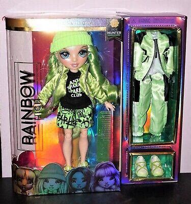 Rainbow High Fashion Doll Jade Hunter Green Themed Doll St Wave