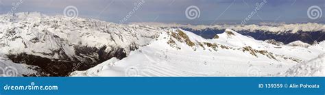 Snowy Mountains Panorama stock image. Image of austria - 139359