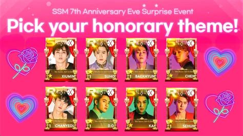 Superstar SMTOWN EXO SSM 7th Anniversary Love Shot Event Limited