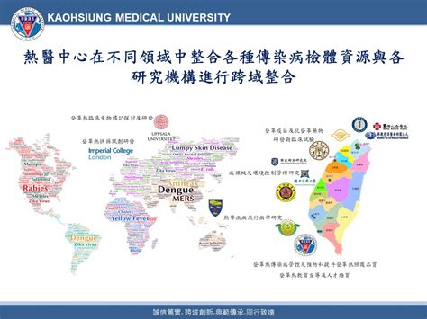 高雄醫學大學 熱帶醫學暨傳染病研究中心 跨域整合