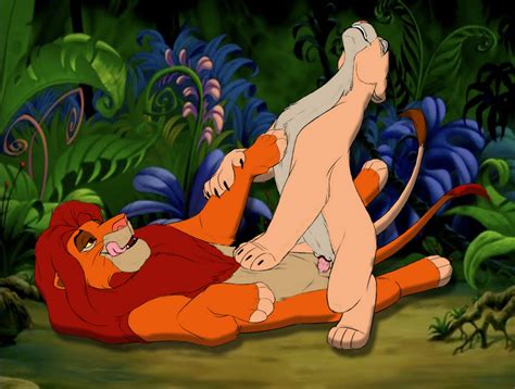 Rule 34 Disney Duo Feline Female Feral Feral On Feral Lion Lioness Male Mammal Nala Outside