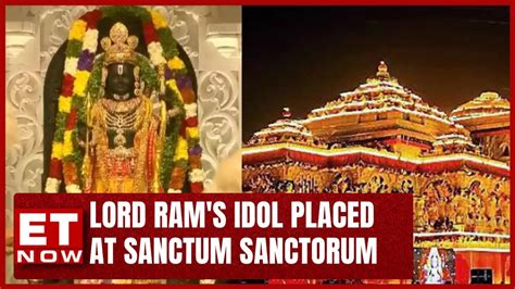 500 Year Old Wait Ends Lord Rams Idol Placed At Sanctum Sanctorum