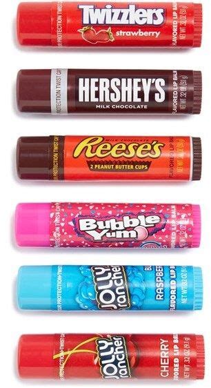 Hersheys Lotta Luv Hersheys Mega Lip Balms Set Of 6 Girls