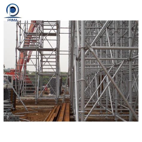 Construction Layher Scaffolding Hot Dip Galvanized Ringlock Scaffolding