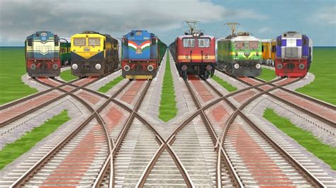 TRAINS CROSSING ARE INDIAN BUMPY RAILROAD TRACKS Indian Railways