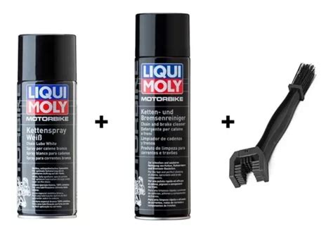 Kit Limpiador Y Grasa Cadena De Moto Liqui Moly