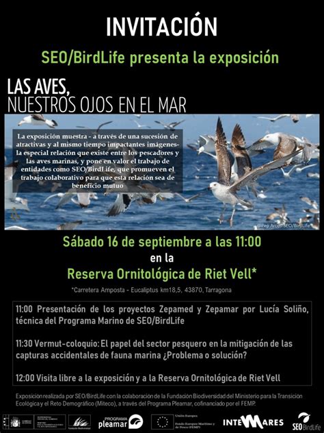 Exposición Las Aves en el mar Tarragona SEO BirdLife