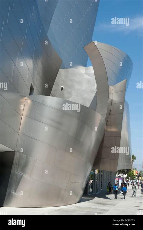 Modern Architecture, Walt Disney Concert Hall, Downtown Los Angeles ...