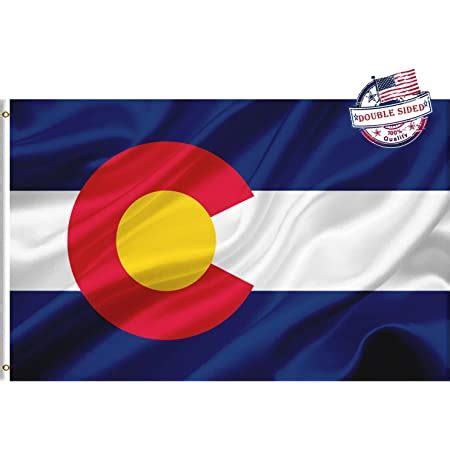 Amazon Mosprovie Colorado State Flag 2x3 Double Sided Heavy Duty