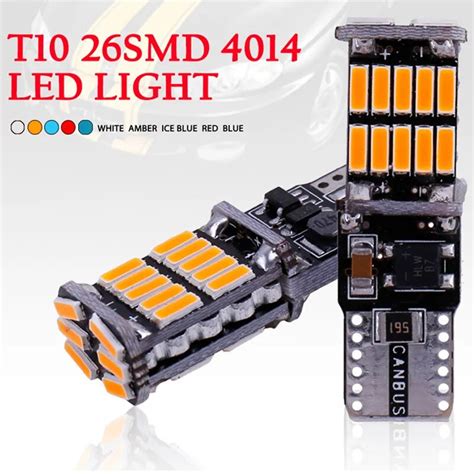 Rxz Pcs Canbus W W T Led Smd T Led Bulbs For Car