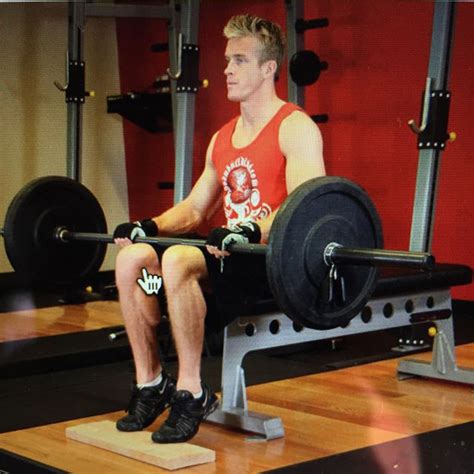 Barbell Seated Calf Raises By Jonathan S Exercise How To Skimble