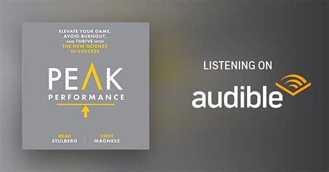 Peak Performance By Brad Stulberg Steve Magness Audiobook Audible Ca