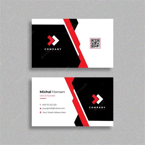 Premium PSD | Creative business card psd template