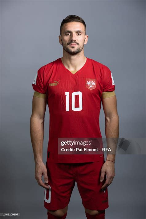 Dusan Tadic Of Serbia Poses During The Official Fifa World Cup Qatar News Photo Getty Images