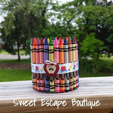 Crayon Holder Etsy