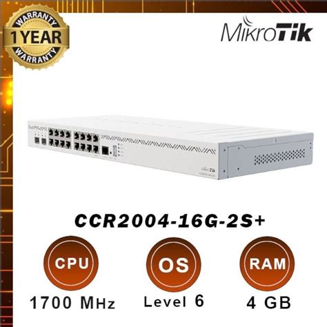 Mikrotik Ccr G S Cloud Core Router Ccr G S Lazada