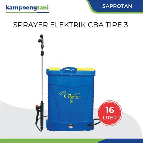 Jual Sprayer Elektrik CBA Tipe 3 16 Liter Alat Semprot Hama Tanaman