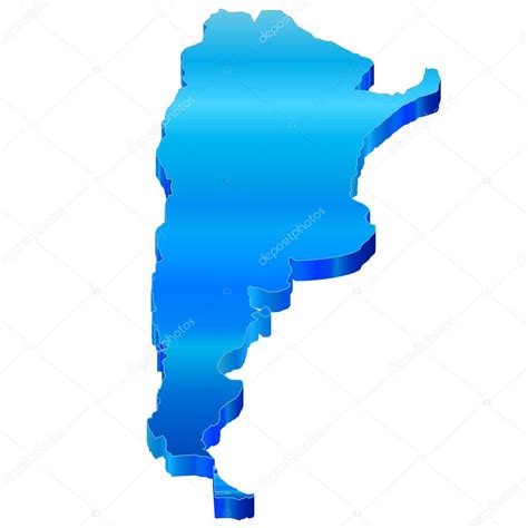 Mapa D De La Argentina Vector De Stock Jboy