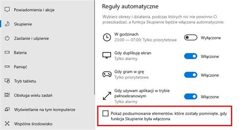 Jak Wy Czy Powiadomienia Z Trybu Skupienia W Windows