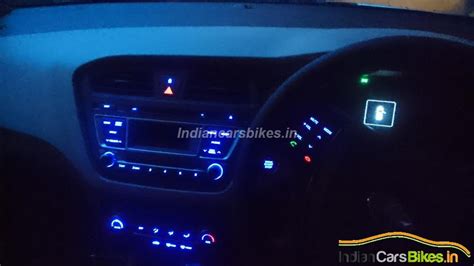 2015 Hyundai Elite i20 interior spied with illumination