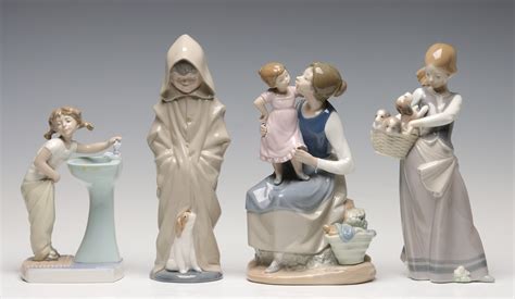 758 A Collection Of Lladro Porcelain Figures