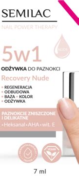 SEMILAC Nail Power Therapy Recovery Nude odżywka do paznokci 5w1 7