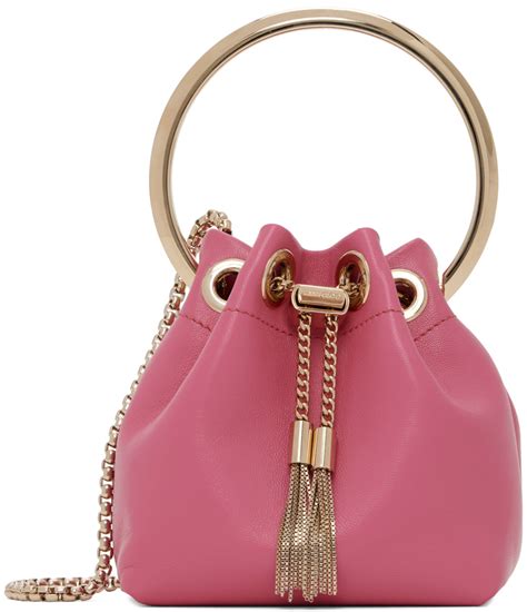 Jimmy Choo Pink Micro Bon Bon Bag Ssense Canada