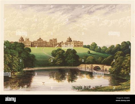 Blenheim Palace Oxfordshire England English Baroque Style Palace