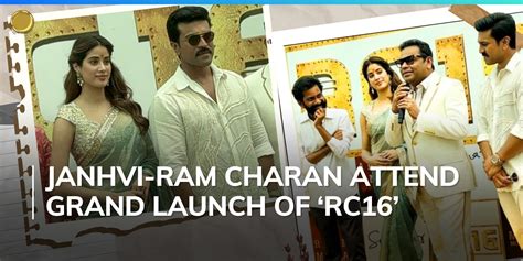 Janhvi Kapoor And Ram Charan Launch RC 16 With A Pooja Ceremony