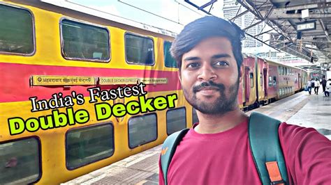 India S Fastest Ac Double Decker Train Mumbai To Ahmedabad Full