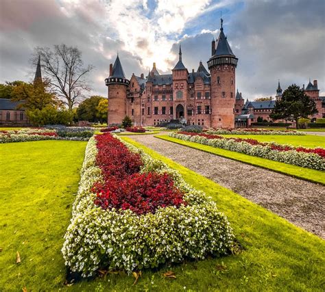 Castle De Haar Or Kasteel De Haar In Utrecht Netherlands Editorial