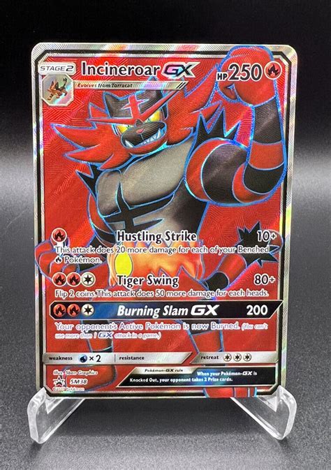 Pok Mon Tcg Incineroar Gx Sm Black Star Promo Sm Promo Values Mavin