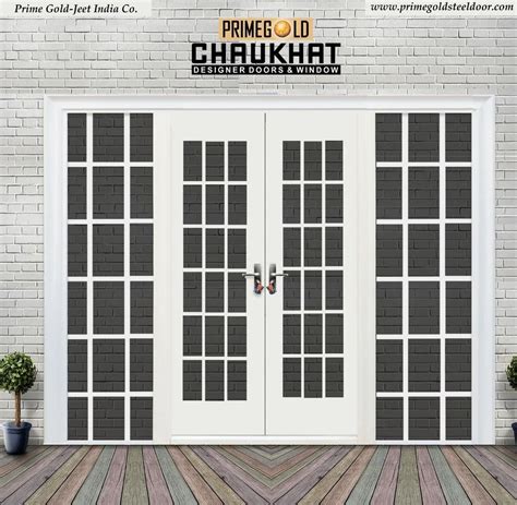 WHITE Iron Prime Gold European Style Grills Door Design For Home At Rs