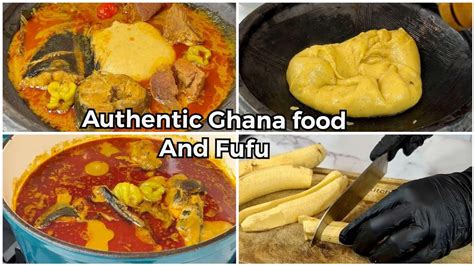 AUTHENTIC GHANA 🇬🇭 PALM NUT SOUP AND FUFU - YouTube