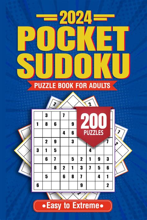 Pocket Size X Pocket Sudoku Puzzle Book For Adults Puzzles