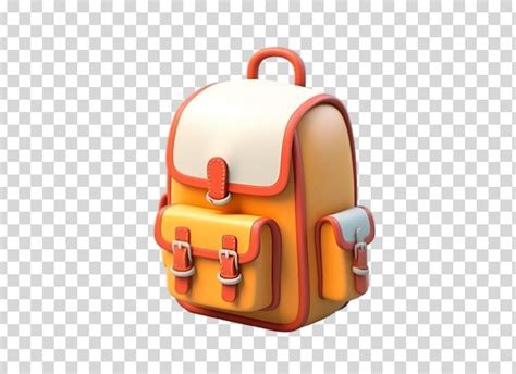 Mochila Isolada Em Fundo Png Transparente Psd Premium