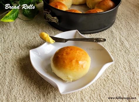 Dinner Rolls | Bread Rolls | Plain Buns ~ Full Scoops - A food blog ...