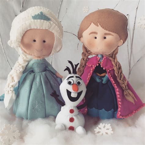 Conjunto Frozen Anna Elsa E Olaf Elo7 Produtos Especiais