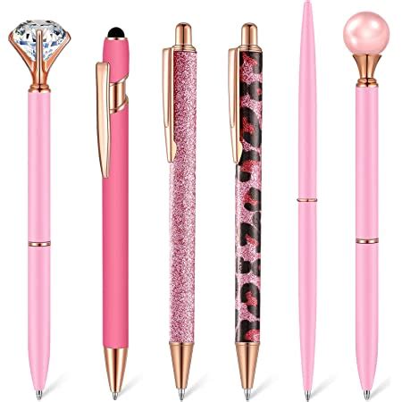 Amazon Pcs Ballpoint Pens Set Metal Crystal Diamond Pen For