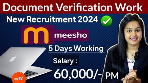 Meesho Recruitment 2024 Freshers Students Housewives No