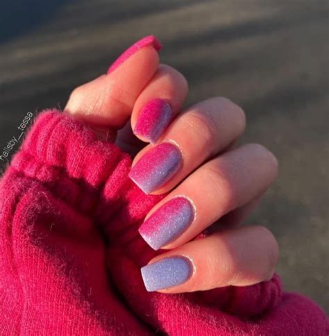 40 Pink And Purple Nail Designs You Need To Try In 2023 Purple And Pink