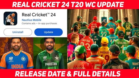 Real Cricket New Update Playstore T Wc New Stadium Teams