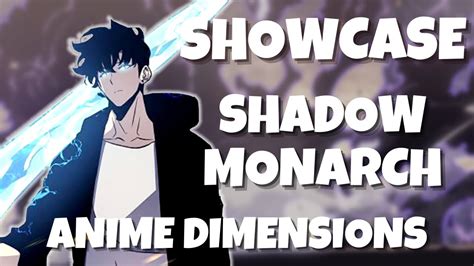 Showcase Shadow Monarch Sung Jinwoo Solo Leveling Anime