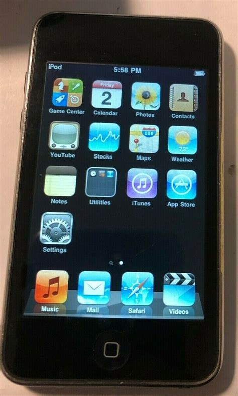 IPod Touch 3rd Gen 32GB Black A1318 Fast Shipping Very Good Used 5