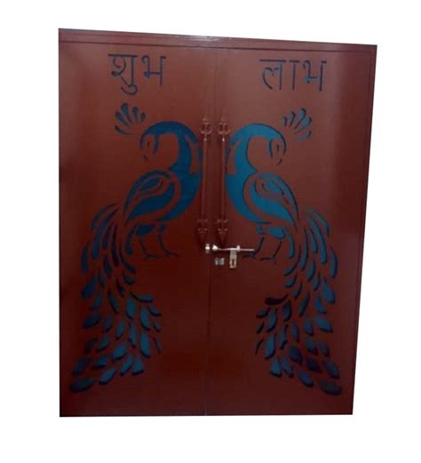 Powder Coated Mild Steel Main Door For Commercial Thickness Mm At