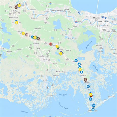 Friends Of Bayou Lafourche Map Laure Kasovich