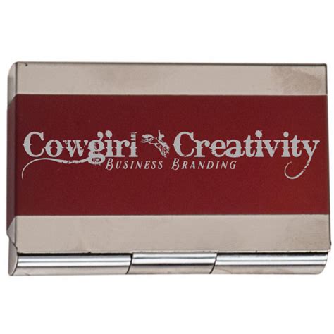 Engraved Stainless Steel Business Card Case – GiftWorksPremium