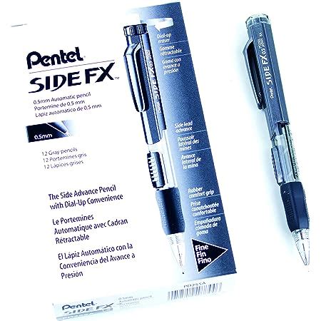 Pentel Side Fx Mechanical Pencil Mm Black Barrel Box Of